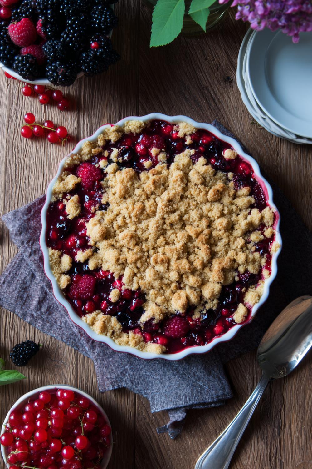 28. Äppelpaj recept 2026 med glutenfri mandelcrumble och bärig topping