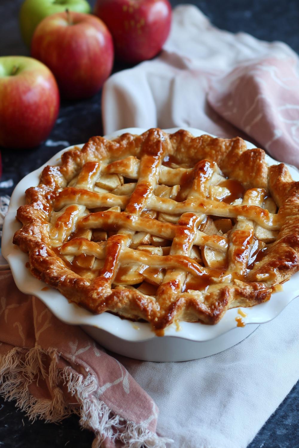 29. Äppelpaj recept 2026 med vegansk smördeg och kanelglaserad kant