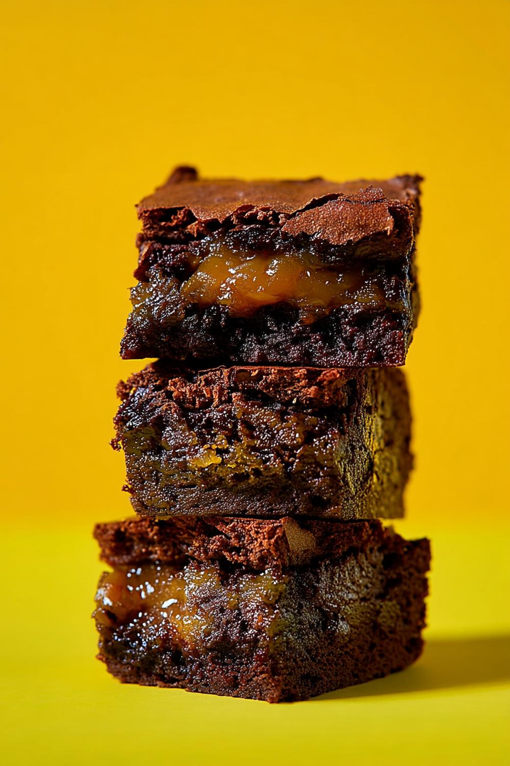 Pudrade rutor på mörk tallrik