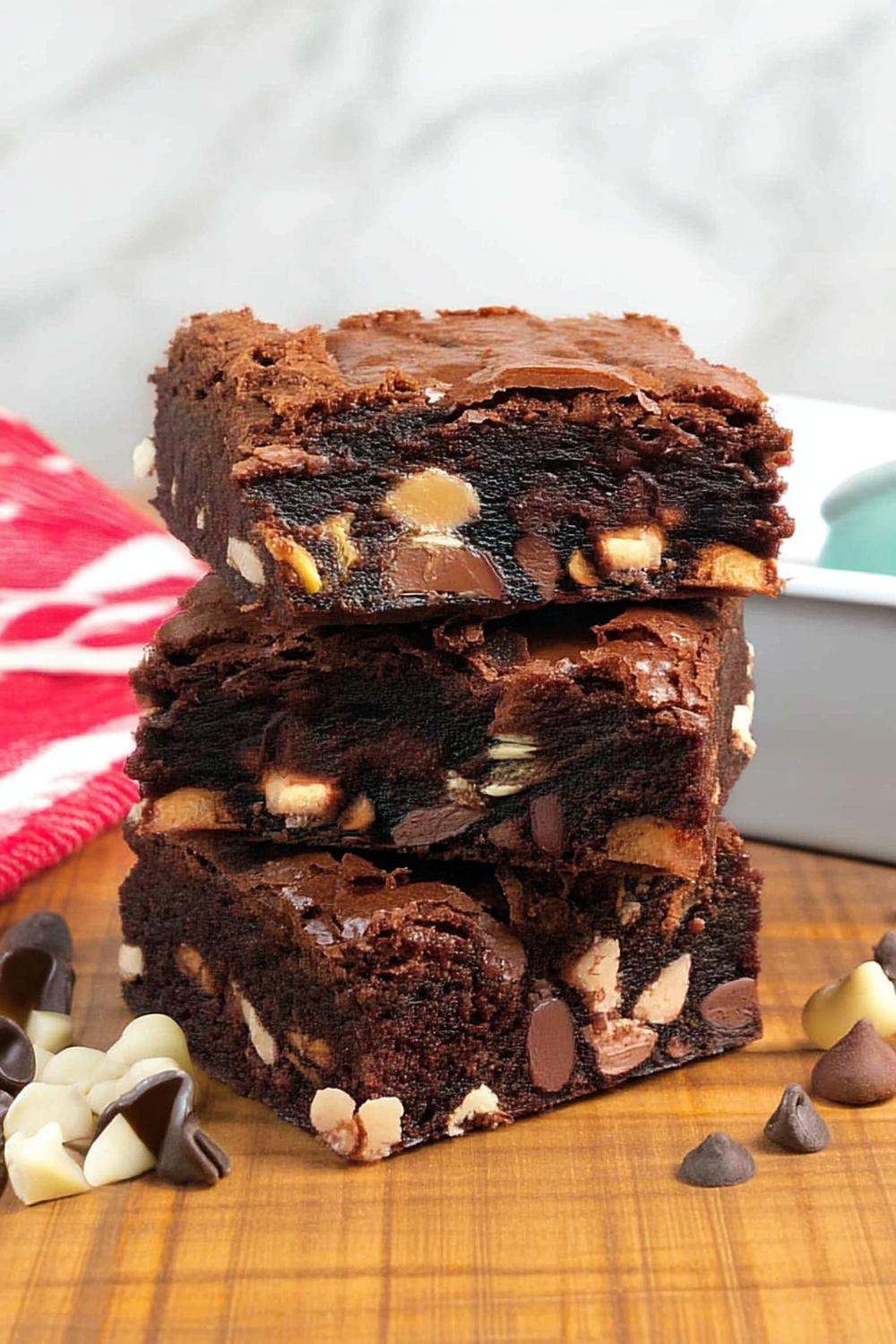 Våffelvåg på chokladbotten