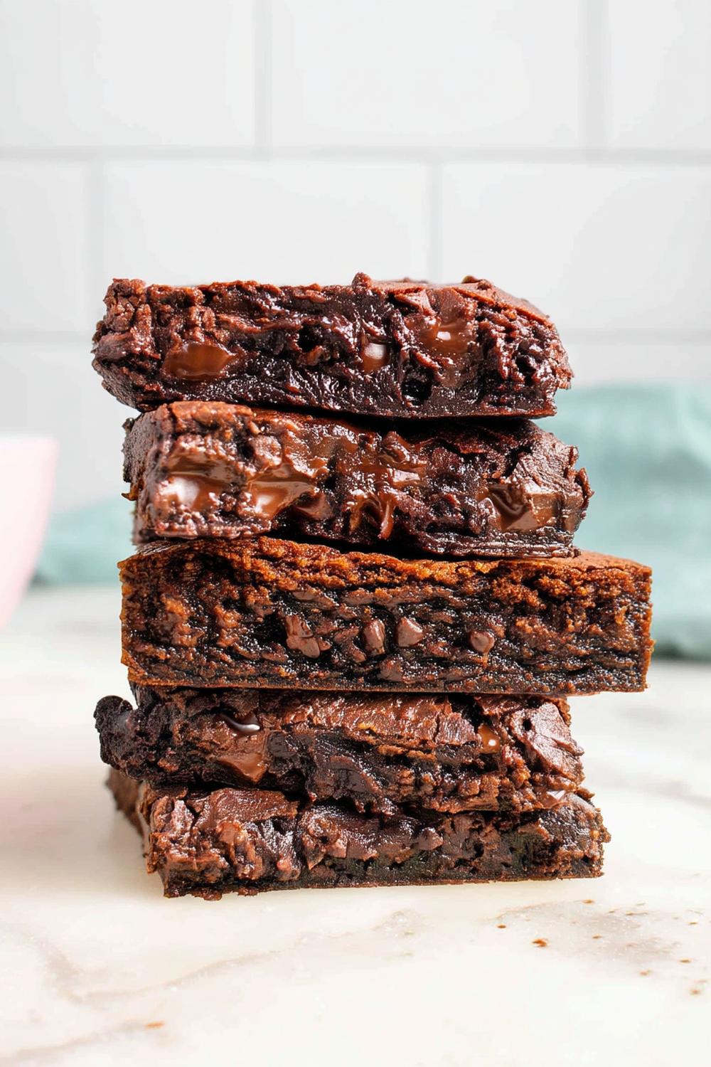 Vita lager möter mörk choklad