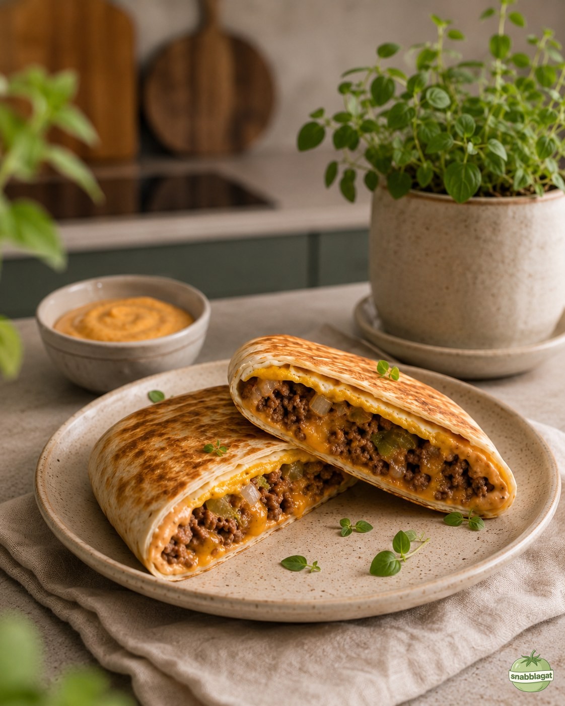Cheeseburger Crunch Wrap – Krispig Burgerwrap På 30 Minuter