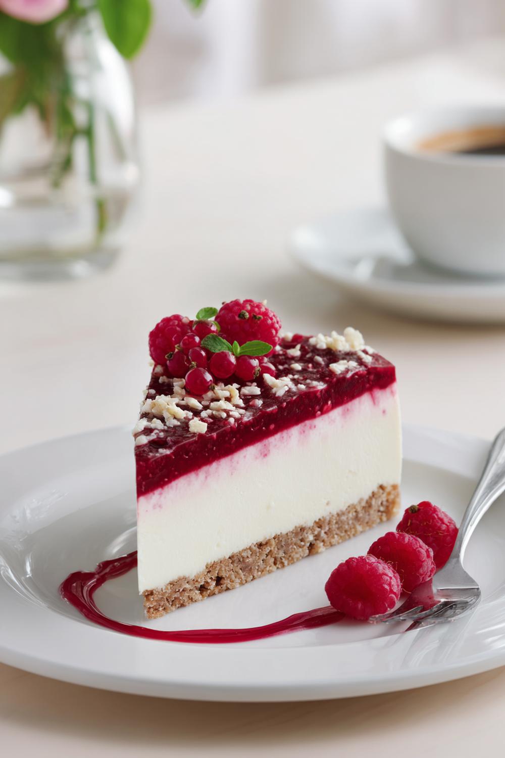 25. Cheesecake utan ugn 2026 med havtorn och vit choklad i nordisk stil