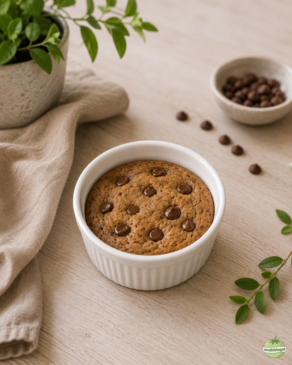 Chocolate Chip Mugg Cookie – Klar I Mikron På Under 5