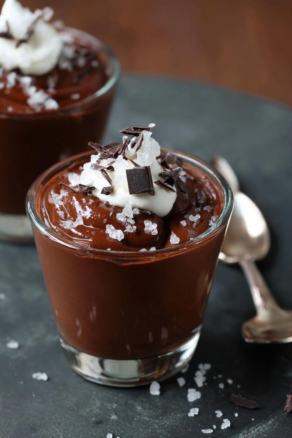 1. Chokladmousse recept 2026 med 70% mörk choklad och flingsalt