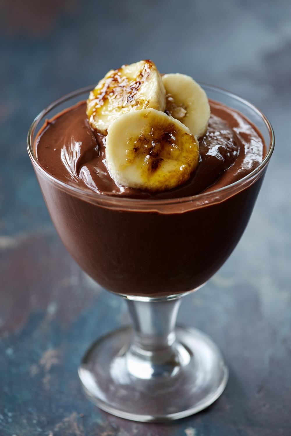 10. Chokladmousse recept 2026 med banan och karamelliserad bananskiva