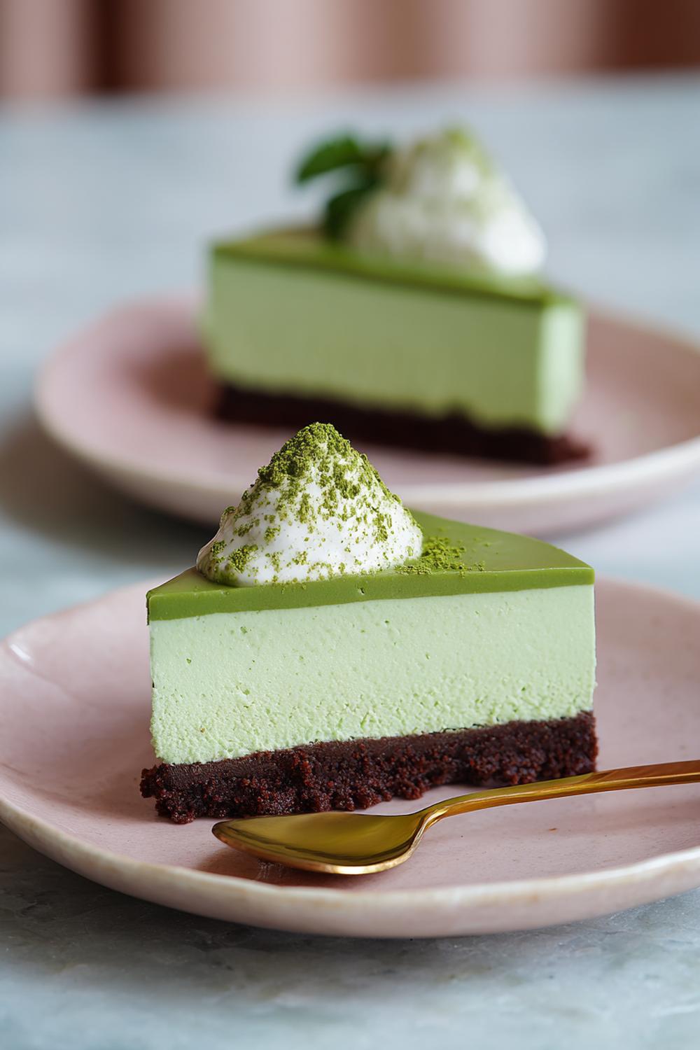23. Chokladmousse recept 2026 med matcha och vit chokladtopp