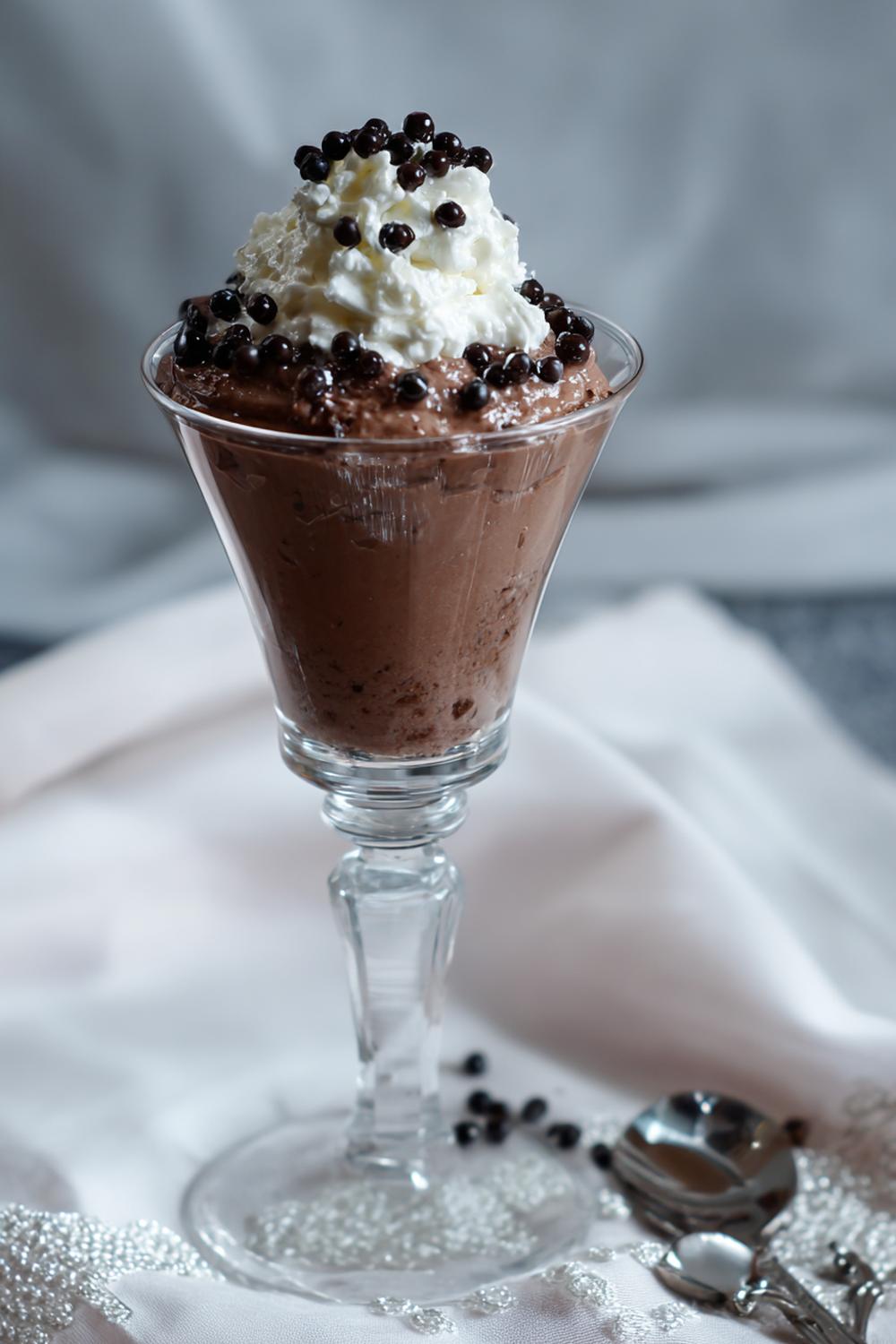 28. Chokladmousse recept 2026 med Baileys och chokladpärlor