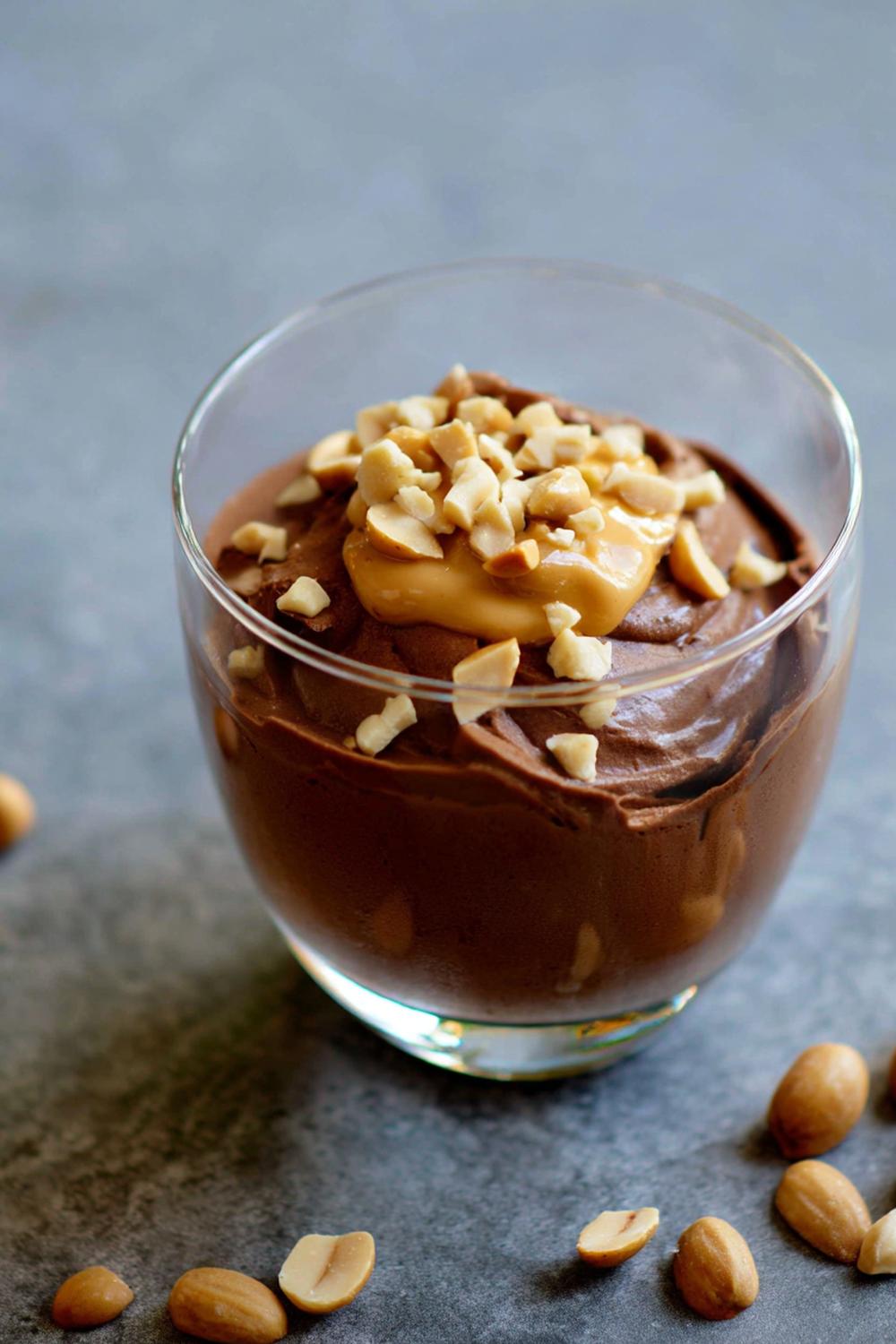 6. Chokladmousse recept 2026 med jordnötssmör och rostade jordnötter