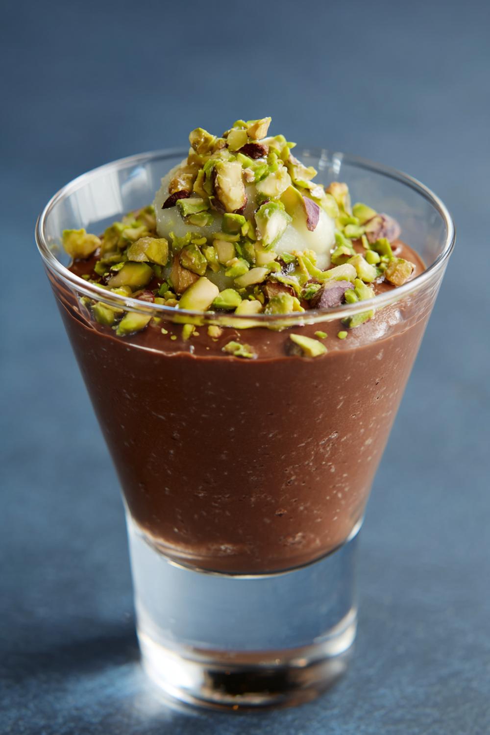 8. Chokladmousse recept 2026 med pistagekräm och gröna pistagenötter