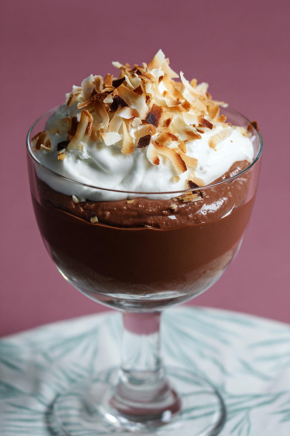 9. Chokladmousse recept 2026 med kokosgrädde och rostad kokos