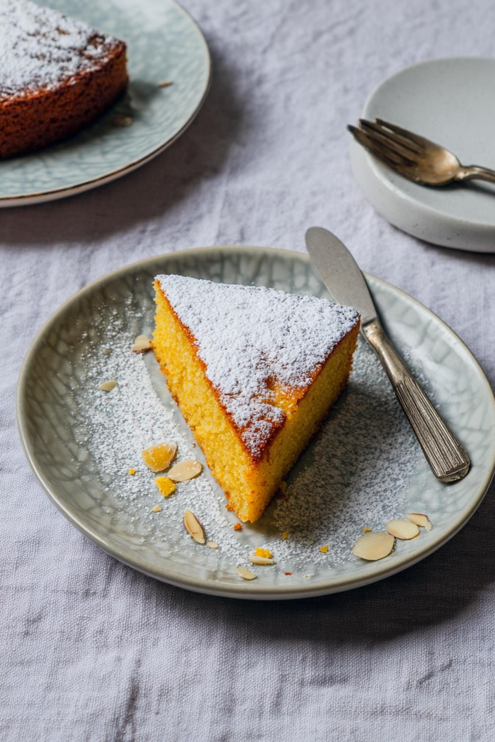 13. Glutenfri fika: Mandelkaka med brynt smör och gyllene yta