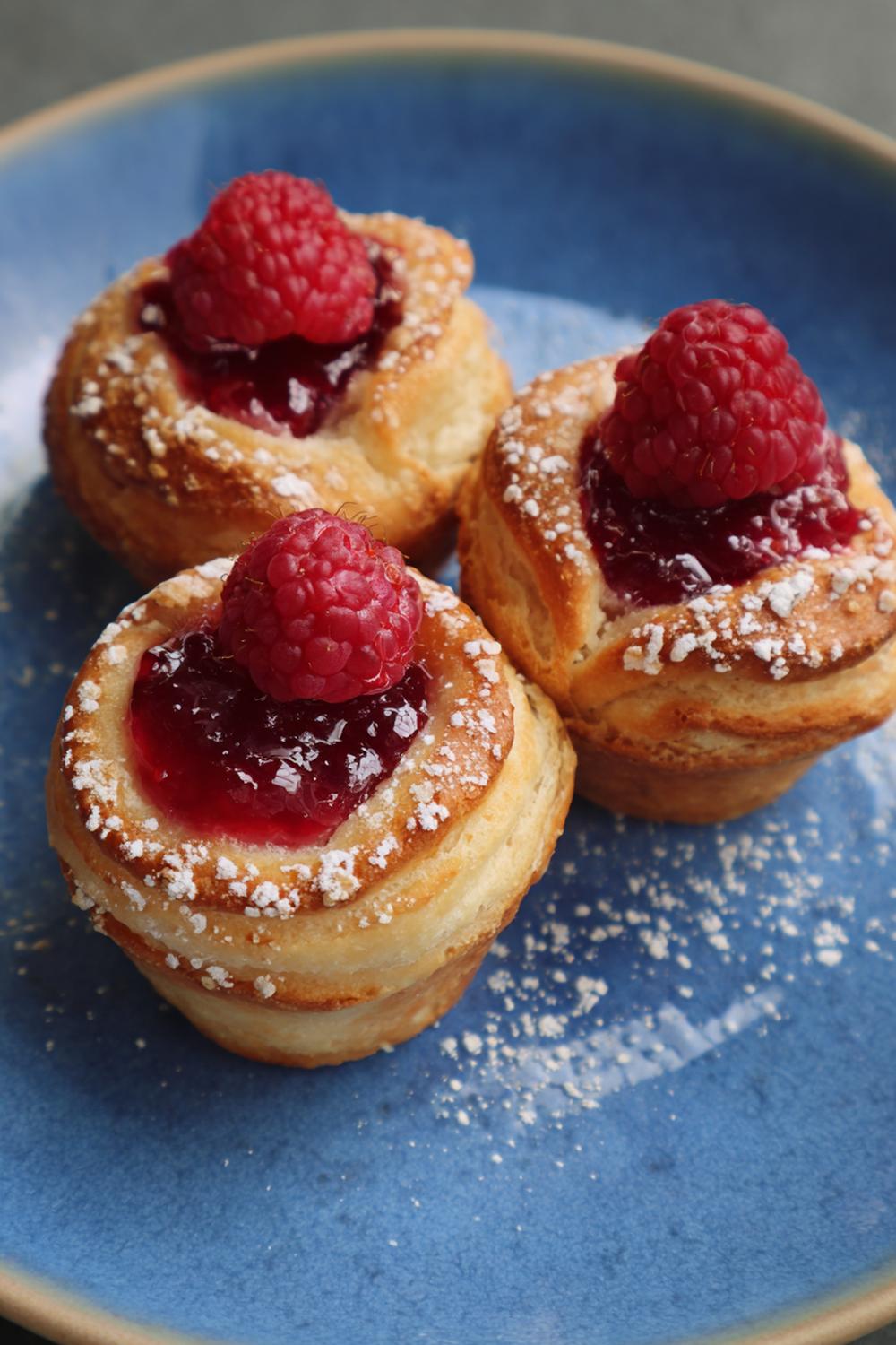 19. Glutenfri fika: Hallongrottor med smördegskänsla och klar sylt