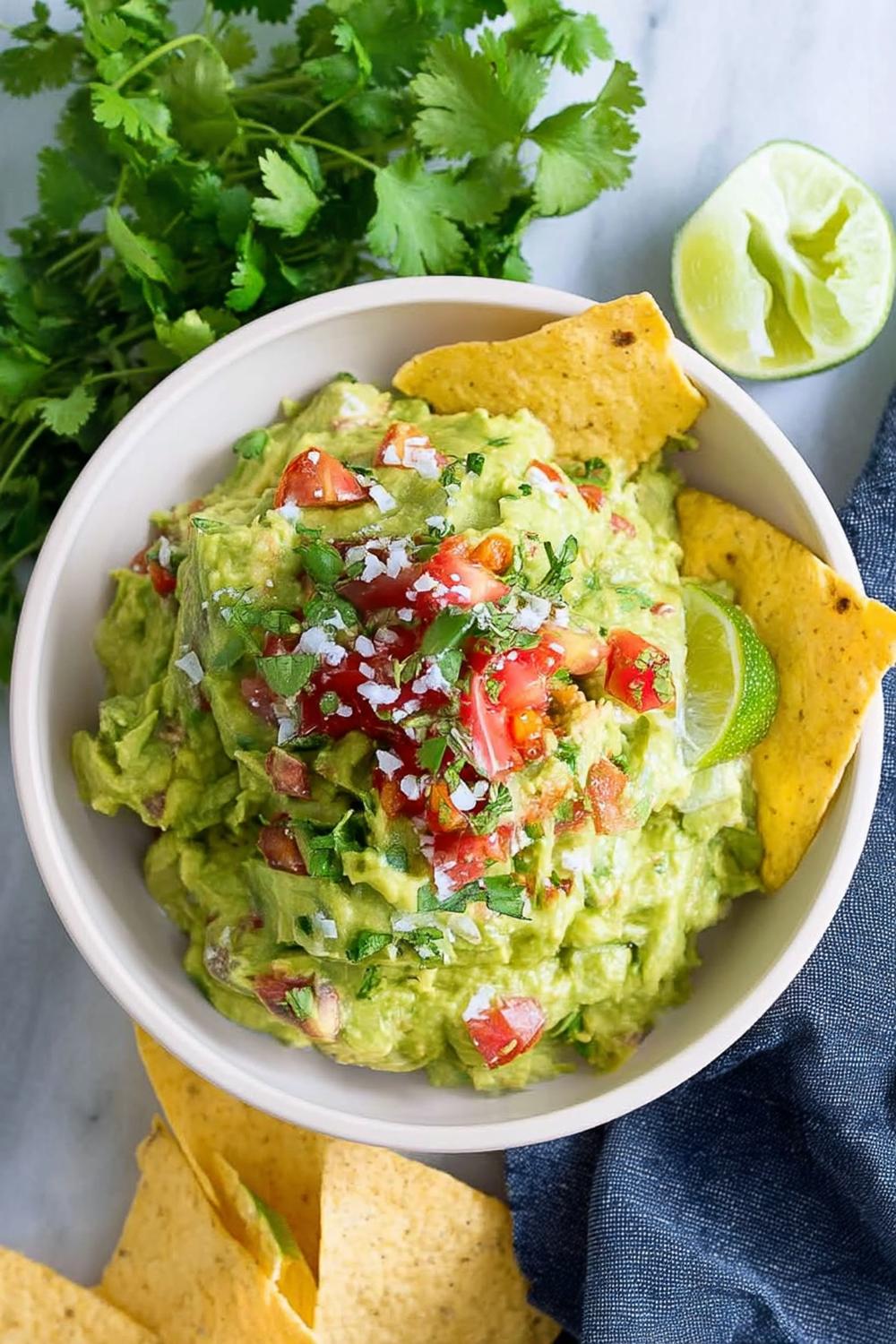 Färsk Toppning med Tortillachips