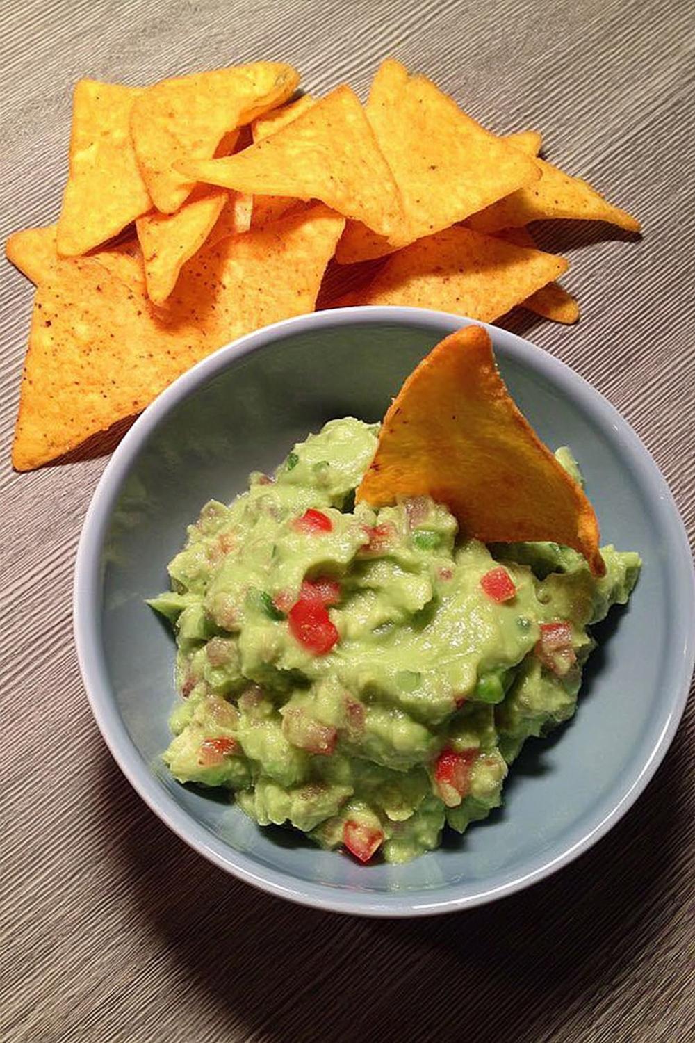 Grå Skål med Tortillachips