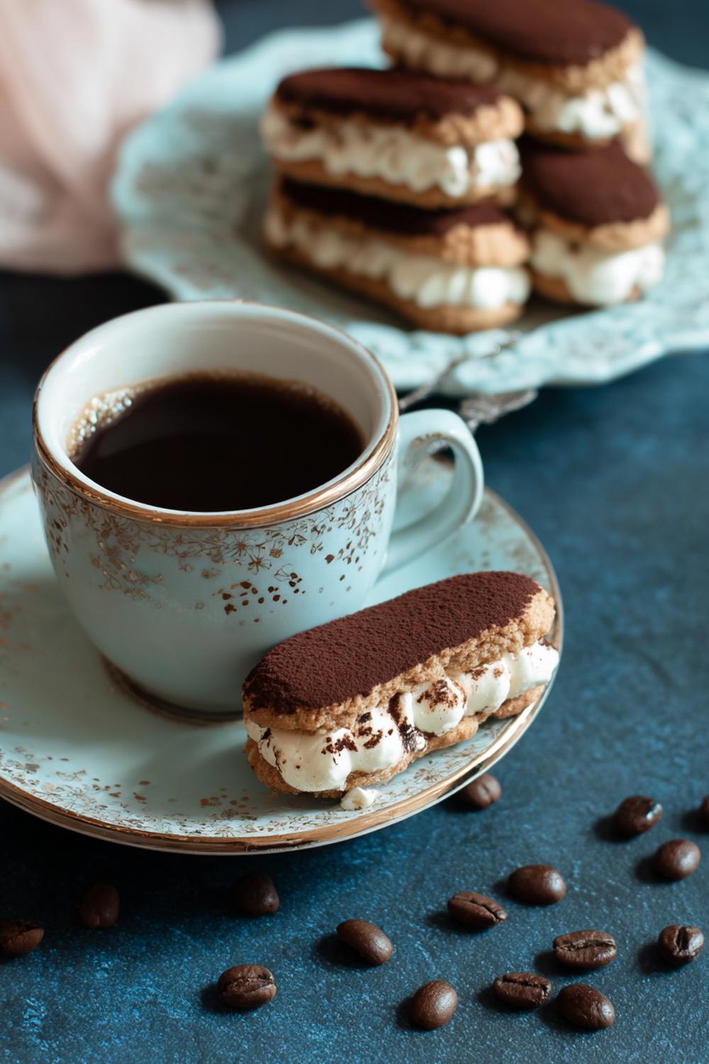 6. Kakor utan ugn med kaffe och kakao i tiramisukänsla