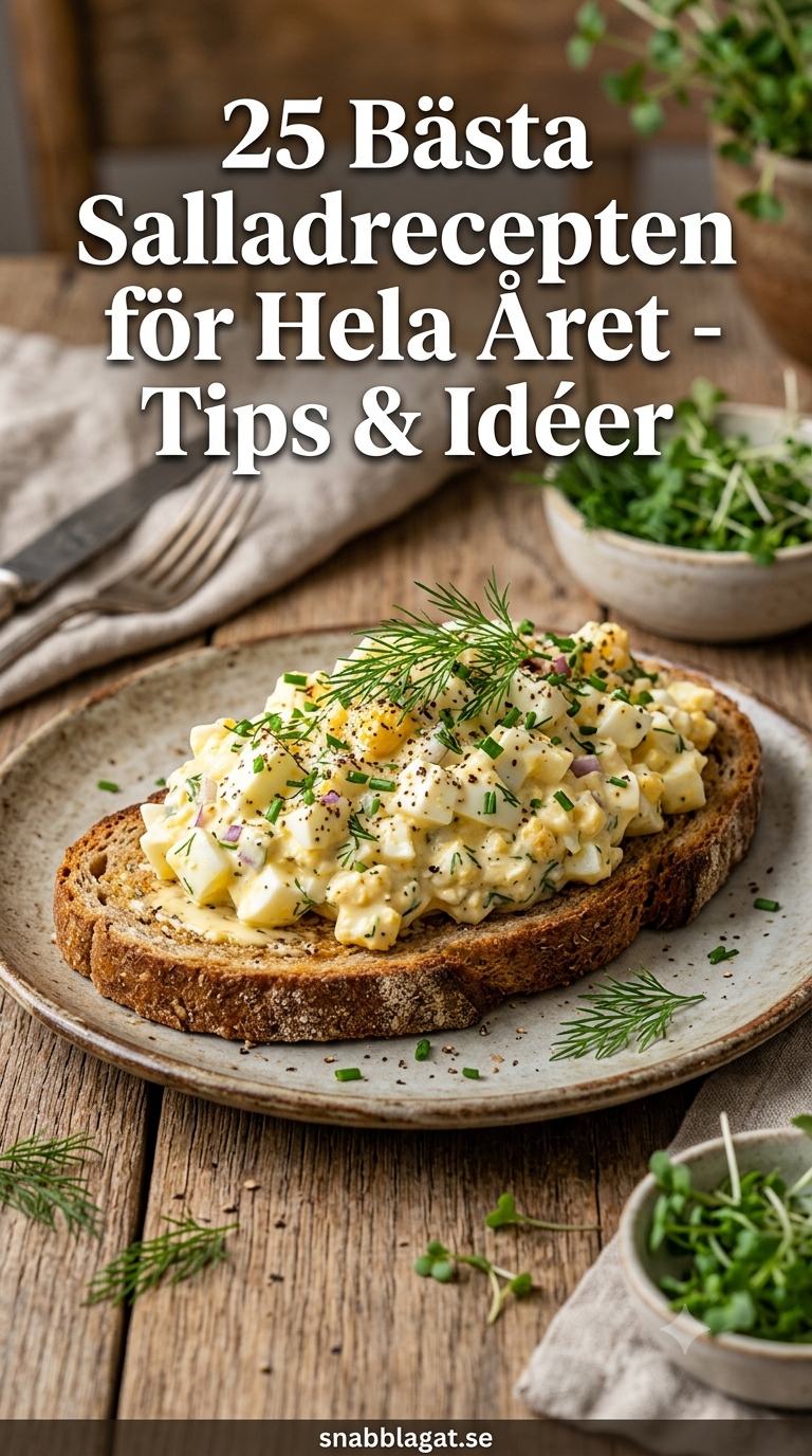 25 Bästa Saladrecepten för Hela Året - Tips & Idéer