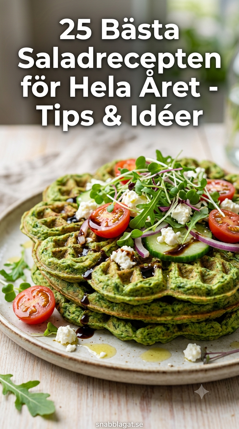 25 Bästa Saladrecepten för Hela Året - Tips & Idéer
