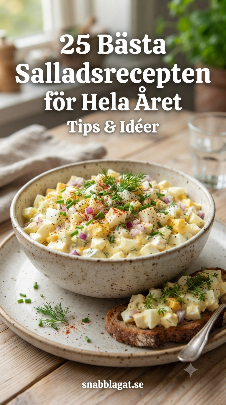25 Bästa Saladrecepten för Hela Året - Tips & Idéer