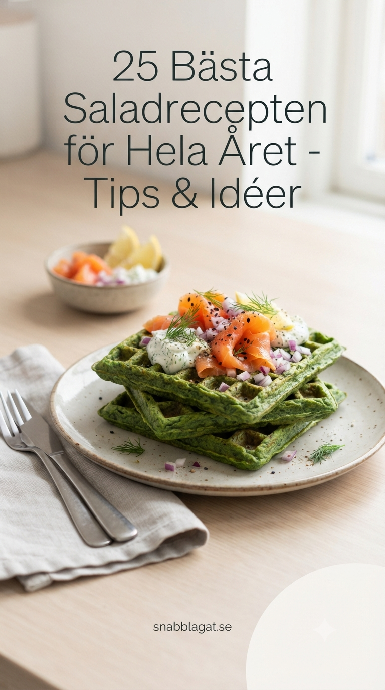 25 Bästa Saladrecepten för Hela Året - Tips & Idéer