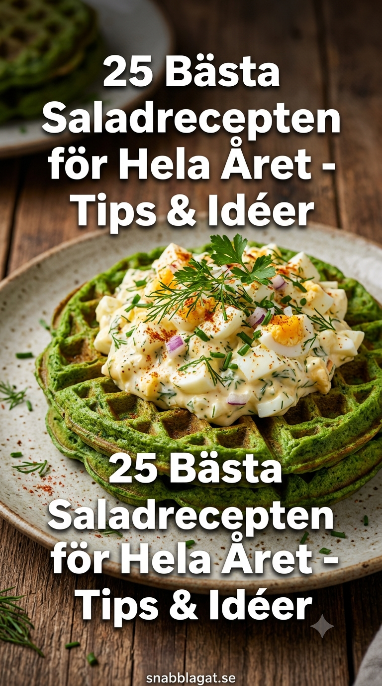 25 Bästa Saladrecepten för Hela Året - Tips & Idéer