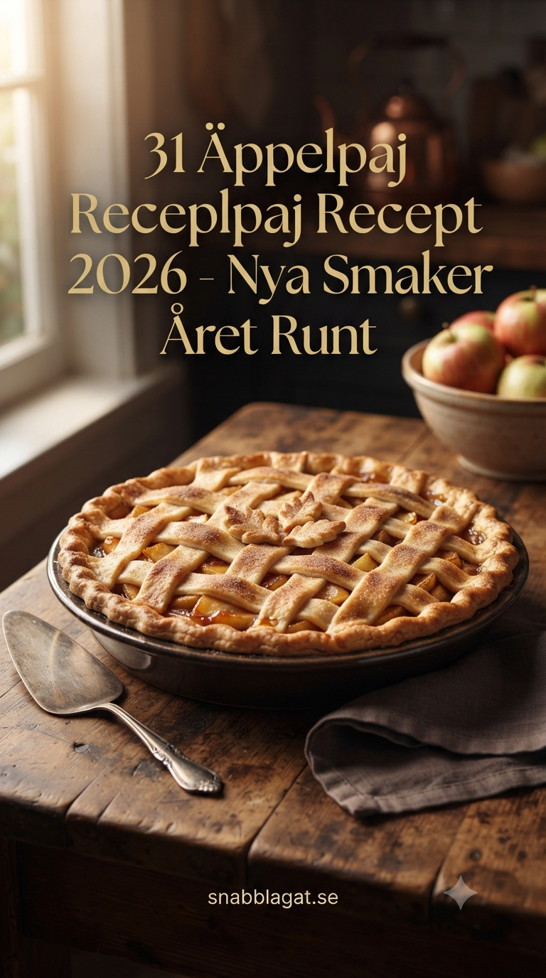 31 Äppelpaj Recept 2026 - Nya Smaker Året Runt