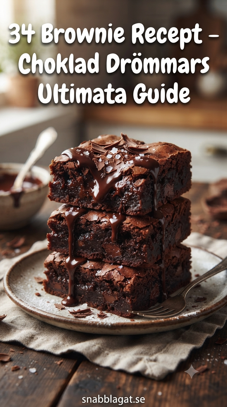 34 Brownie Recept - Choklad Drömmars Ultimata Guide