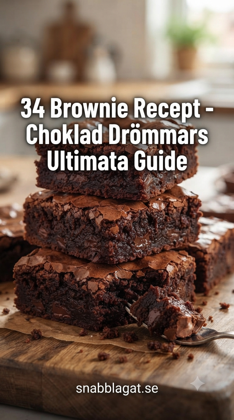 34 Brownie Recept - Choklad Drömmars Ultimata Guide