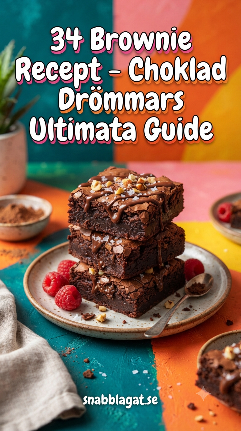 34 Brownie Recept - Choklad Drömmars Ultimata Guide