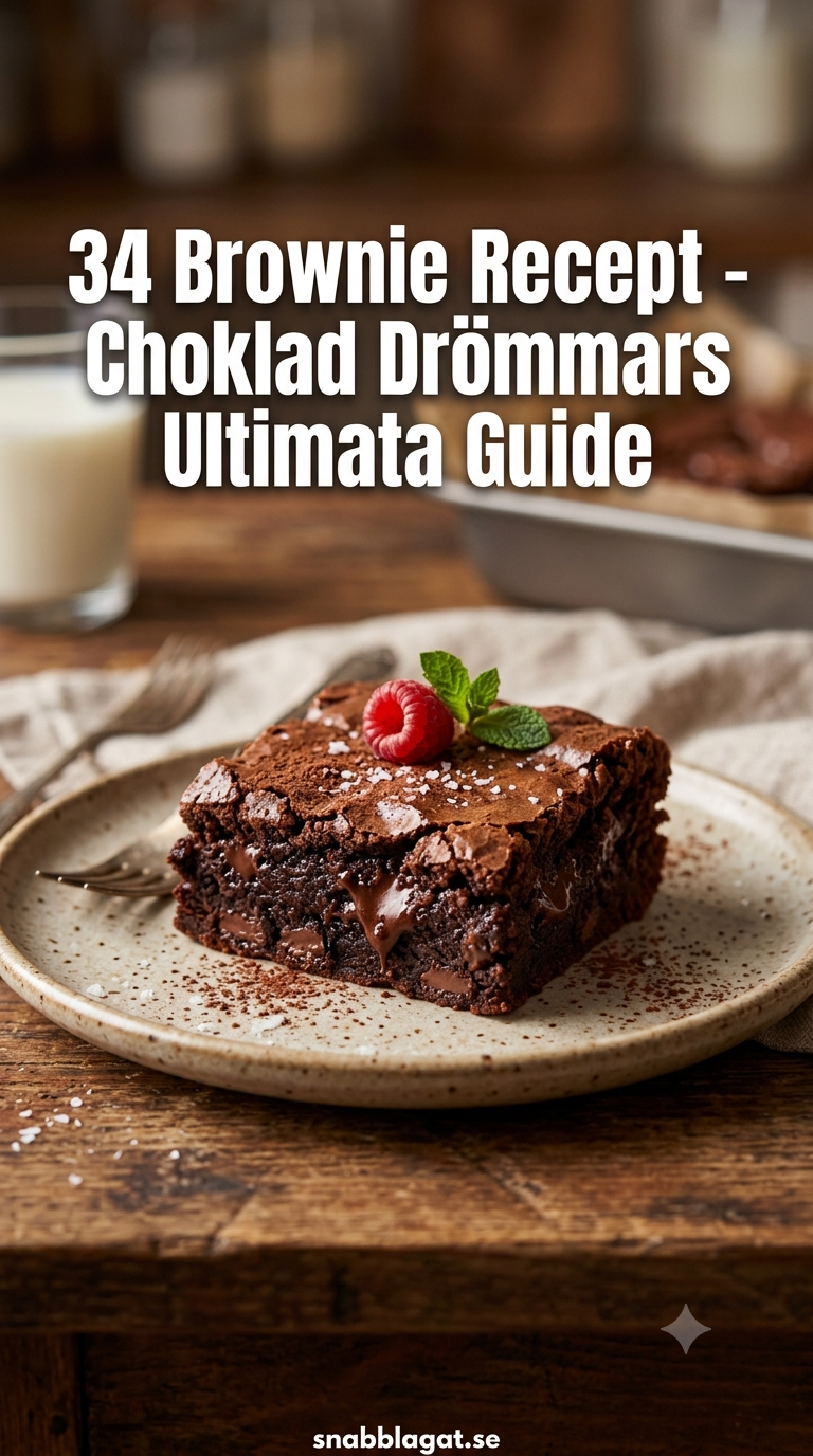 34 Brownie Recept - Choklad Drömmars Ultimata Guide