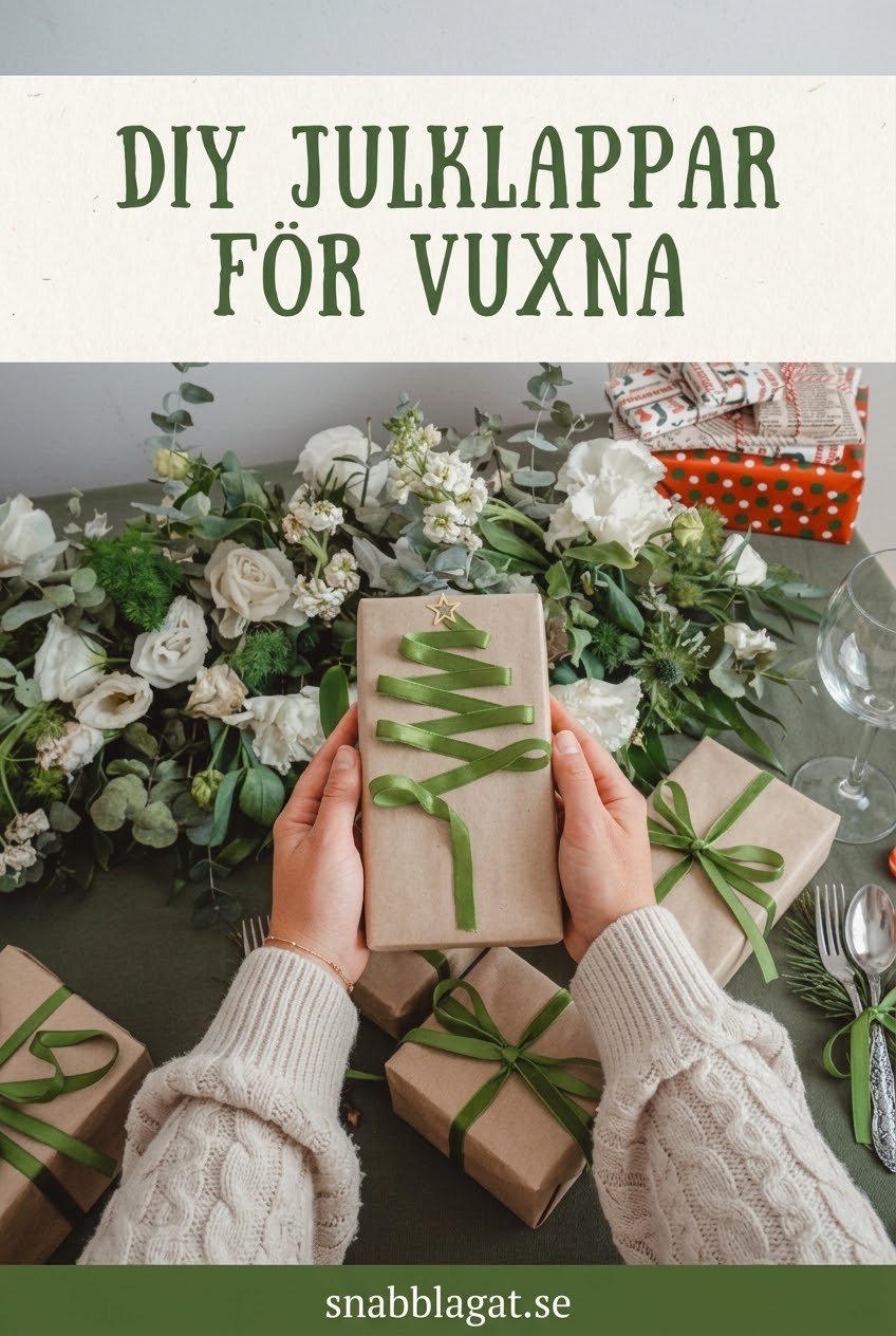 DIY julklappar för vuxna