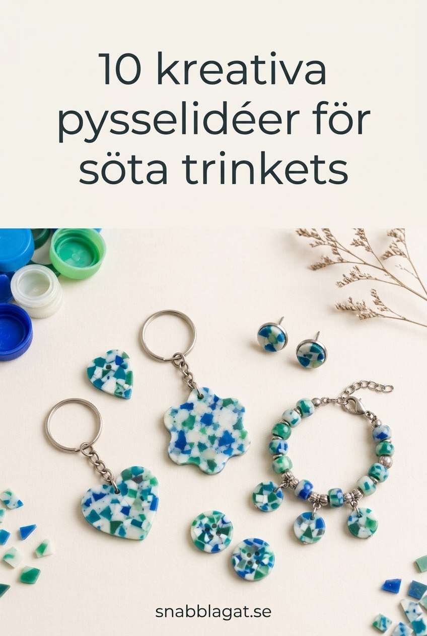 10 kreativa pysselidéer för söta trinkets