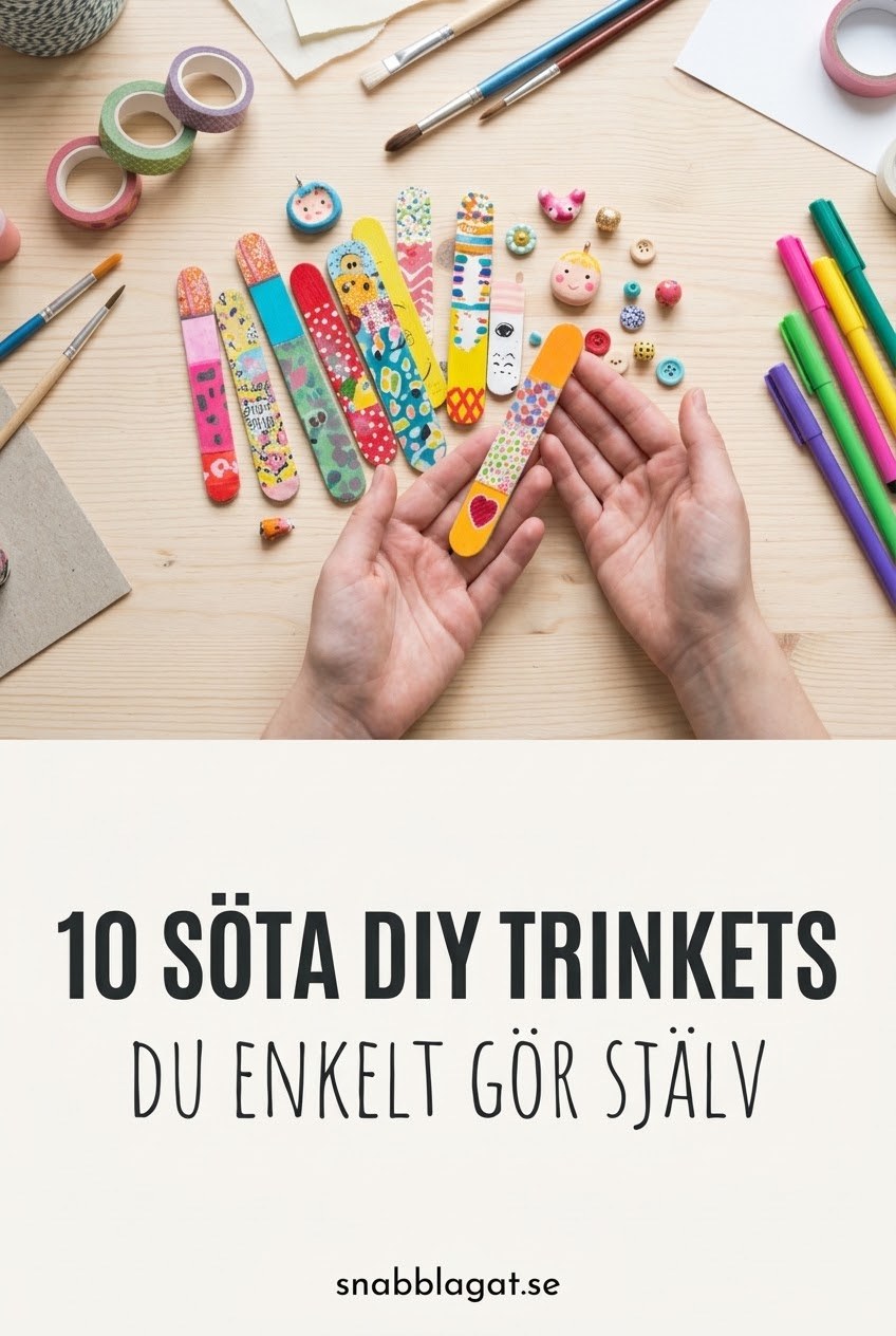 10 söta DIY trinkets du enkelt gör själv