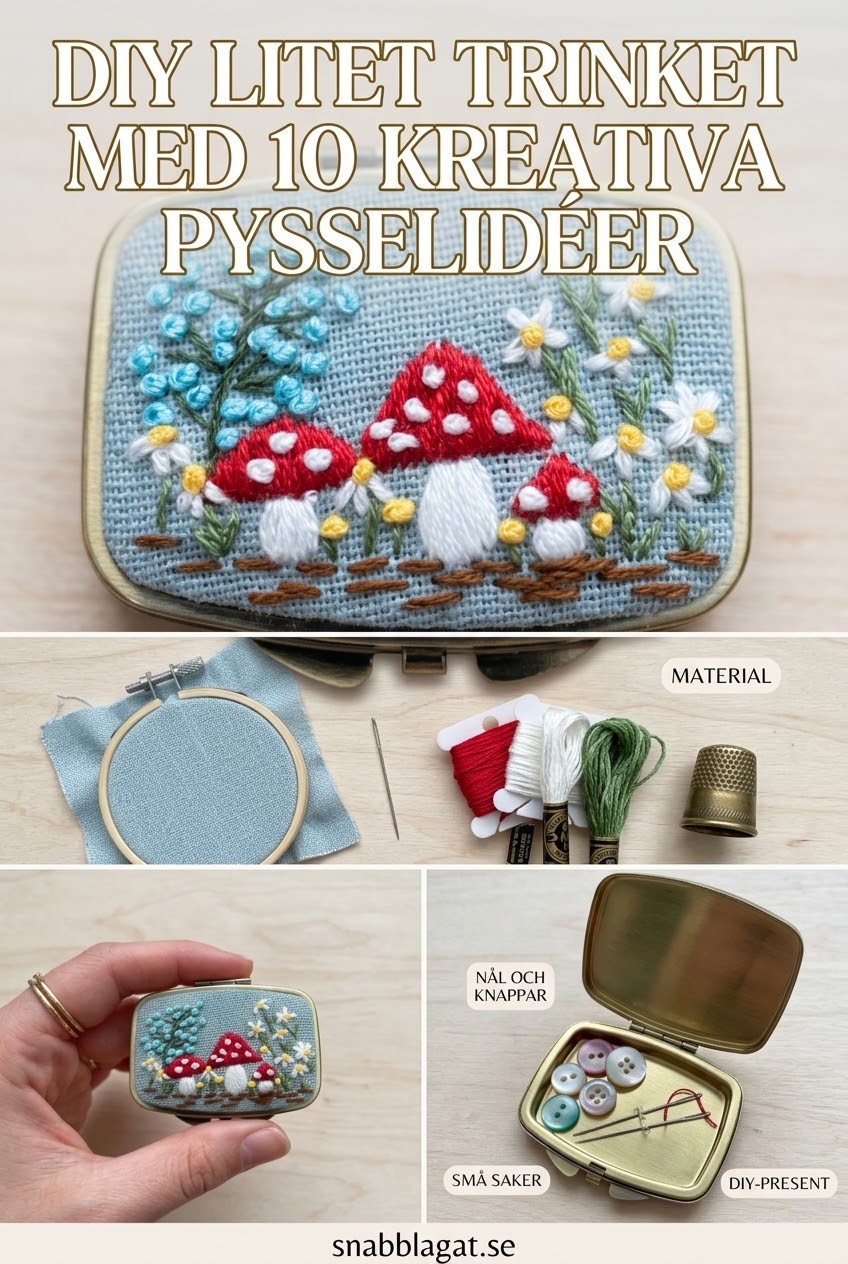 DIY litet trinket med 10 kreativa pysselidéer