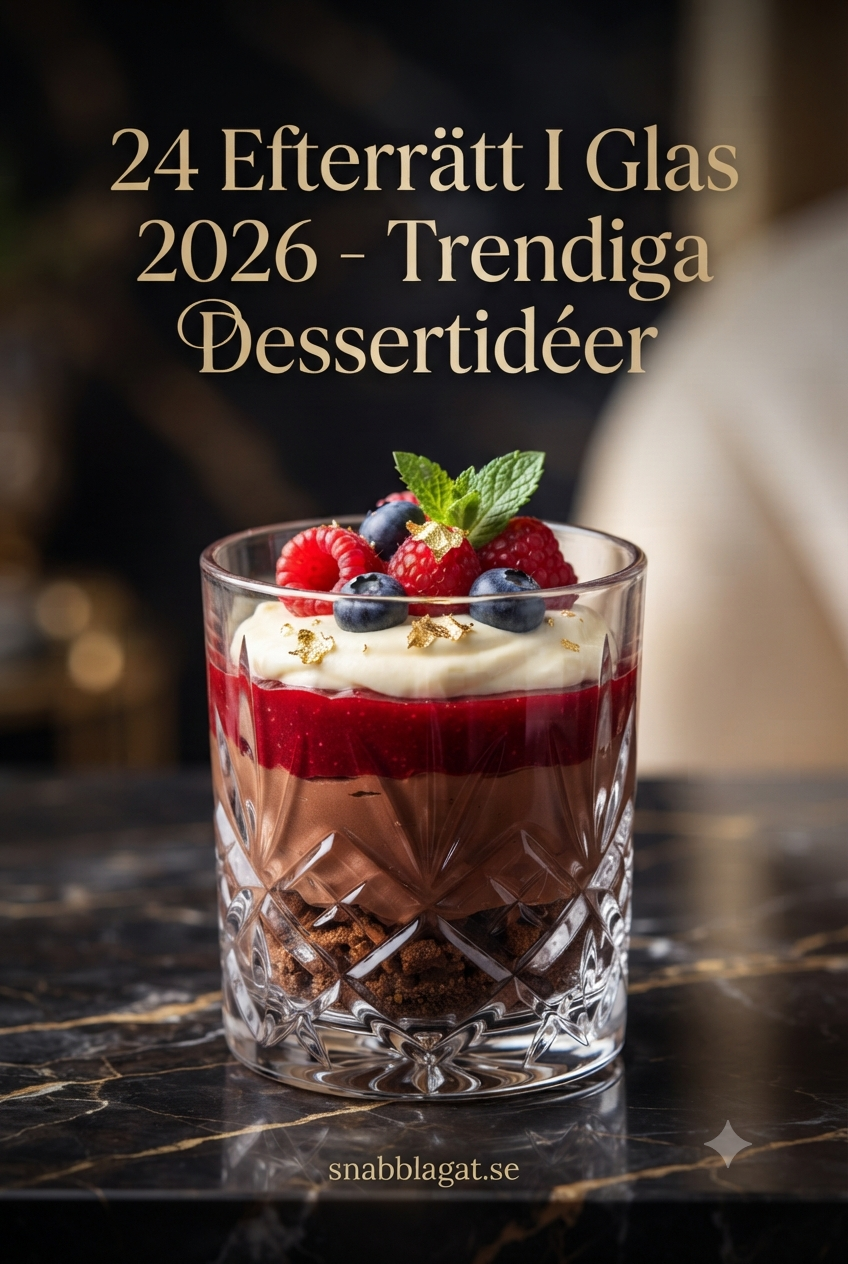 24 Efterrätt I Glas 2026 - Trendiga Dessertidéer