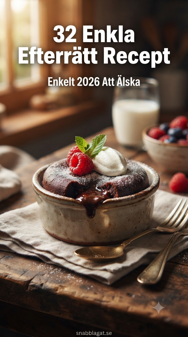 32 Enkla Efterrätt Recept Enkelt 2026 Att Älska