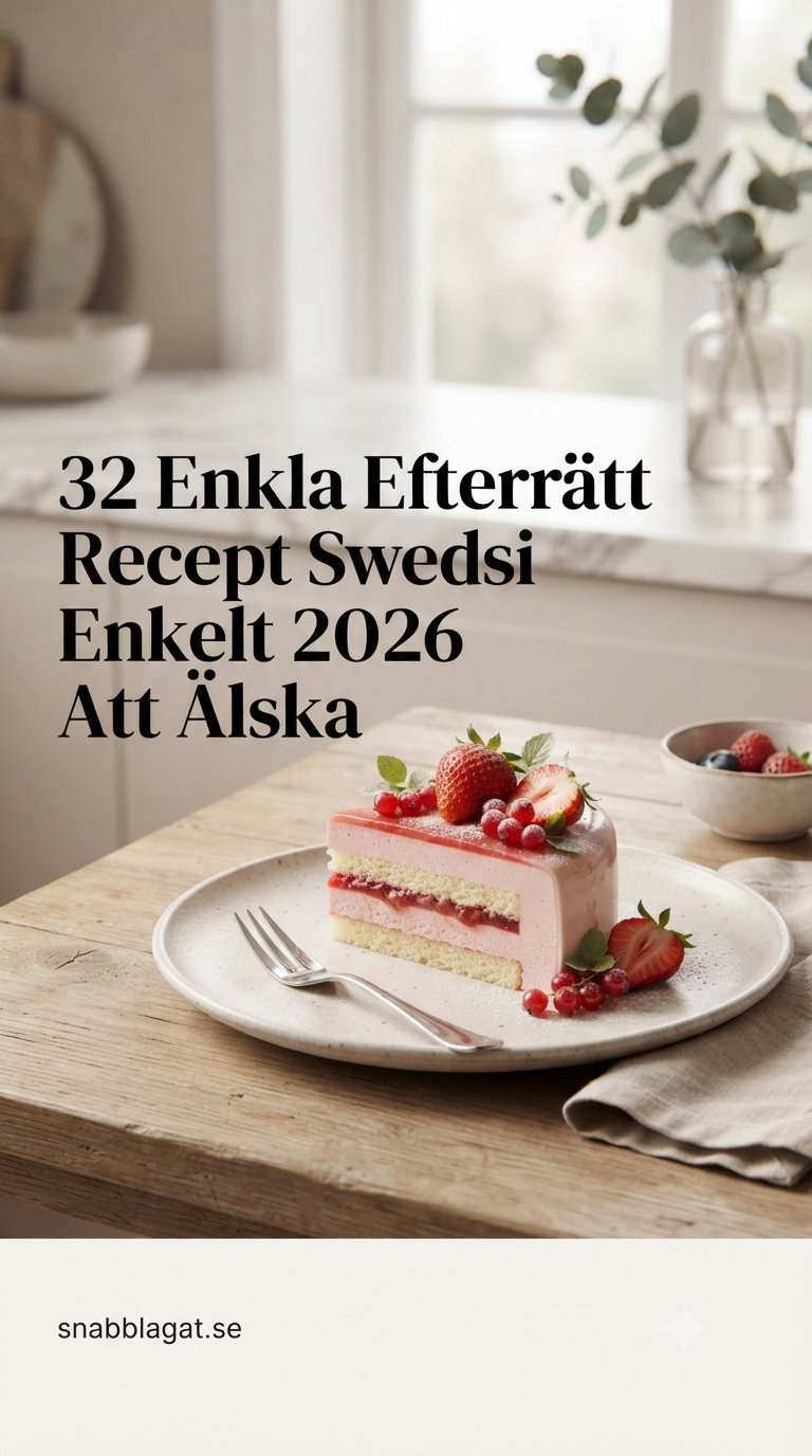 32 Enkla Efterrätt Recept Enkelt 2026 Att Älska