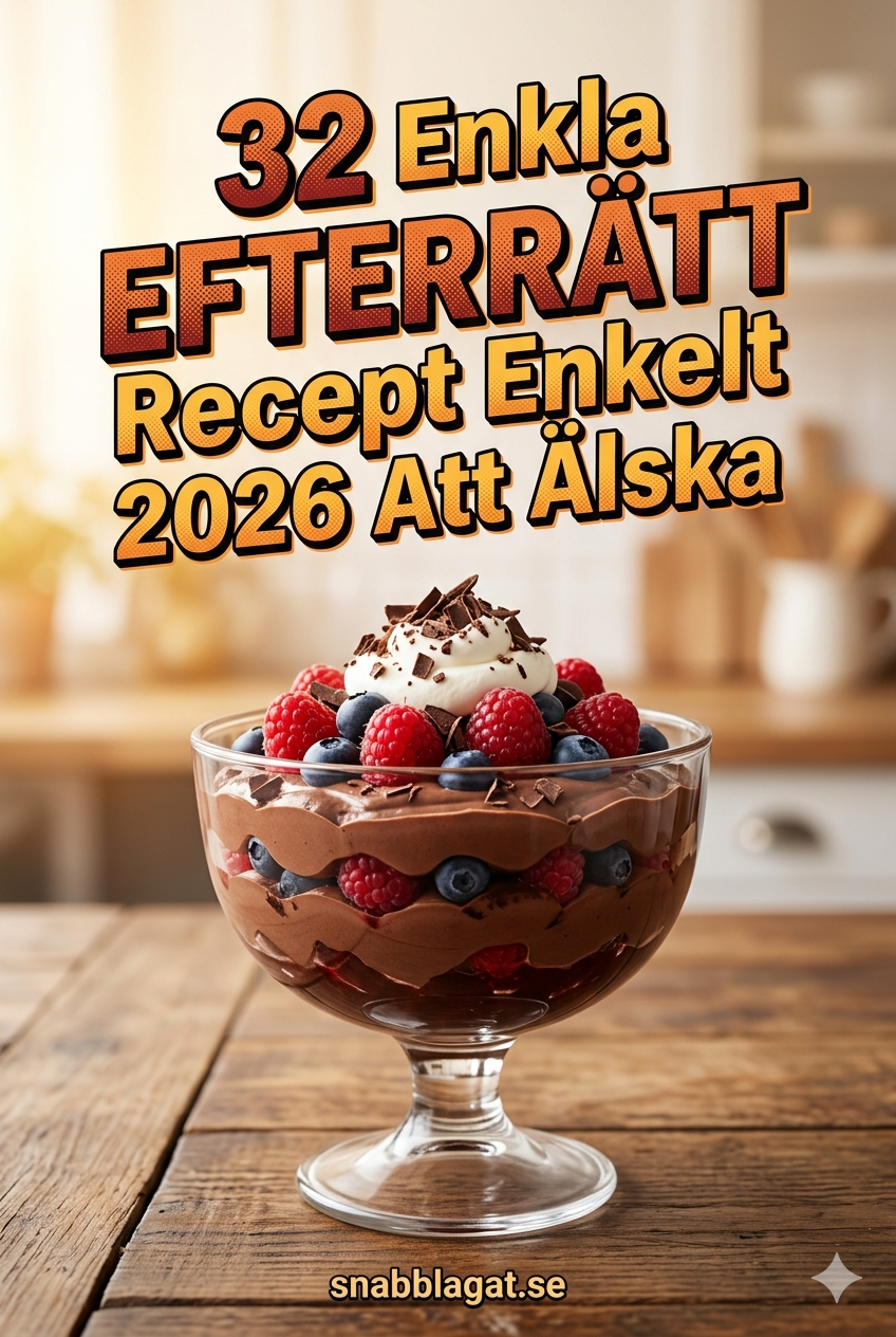 32 Enkla Efterrätt Recept Enkelt 2026 Att Älska