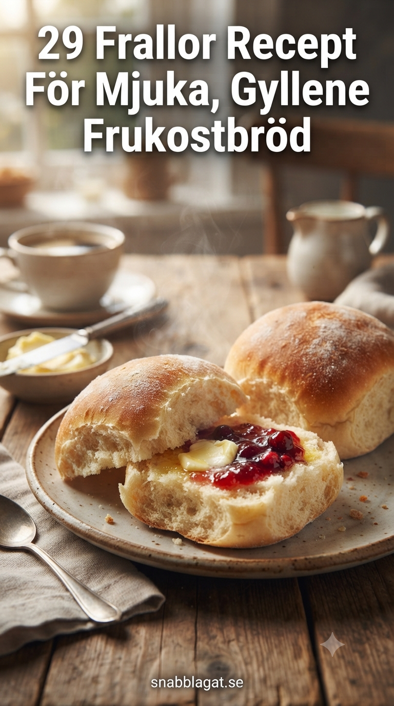 29 Frallor Recept För Mjuka, Gyllene Frukostbröd