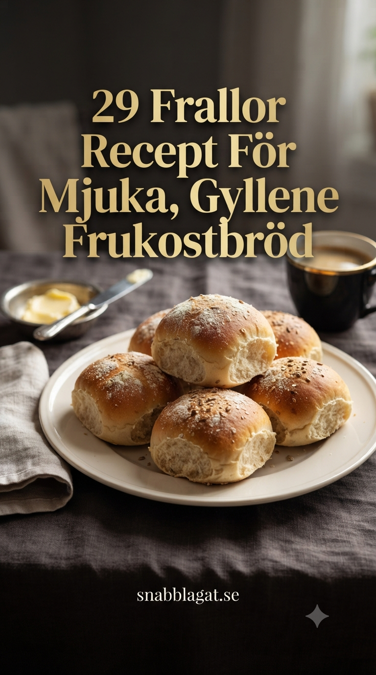 29 Frallor Recept För Mjuka, Gyllene Frukostbröd