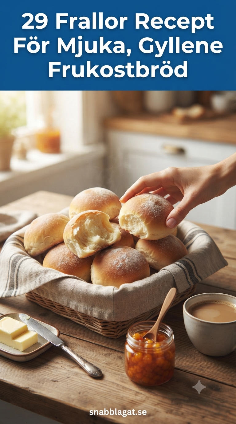 29 Frallor Recept För Mjuka, Gyllene Frukostbröd