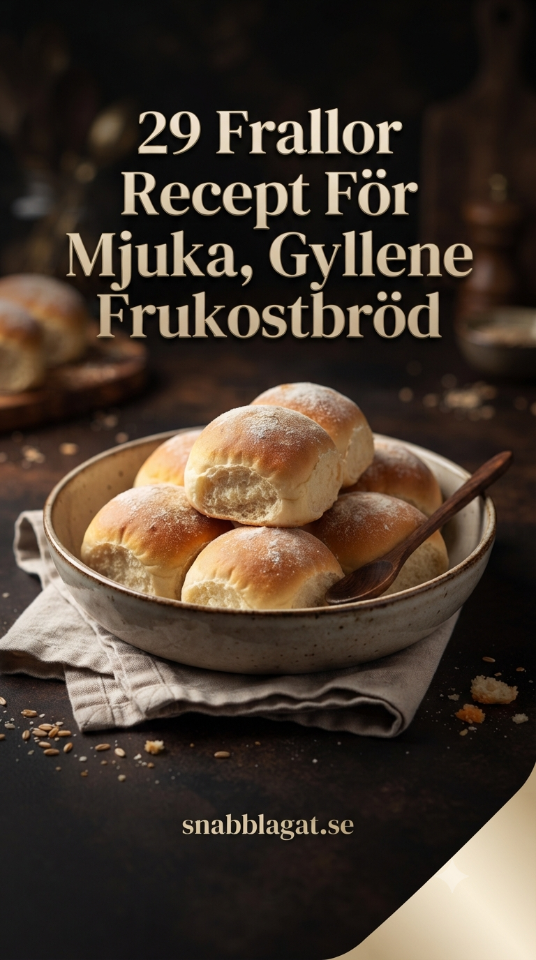 29 Frallor Recept För Mjuka, Gyllene Frukostbröd