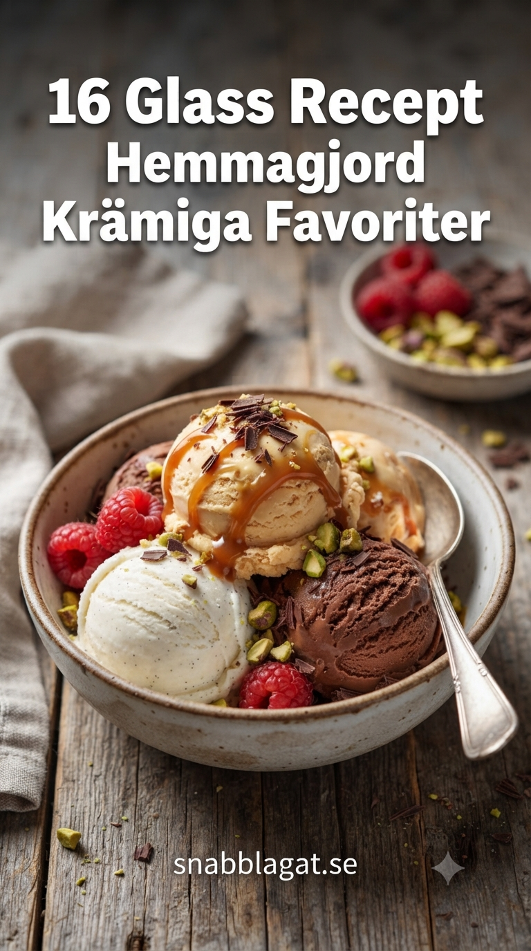16 Glass Recept Hemmagjord - Krämiga Favoriter