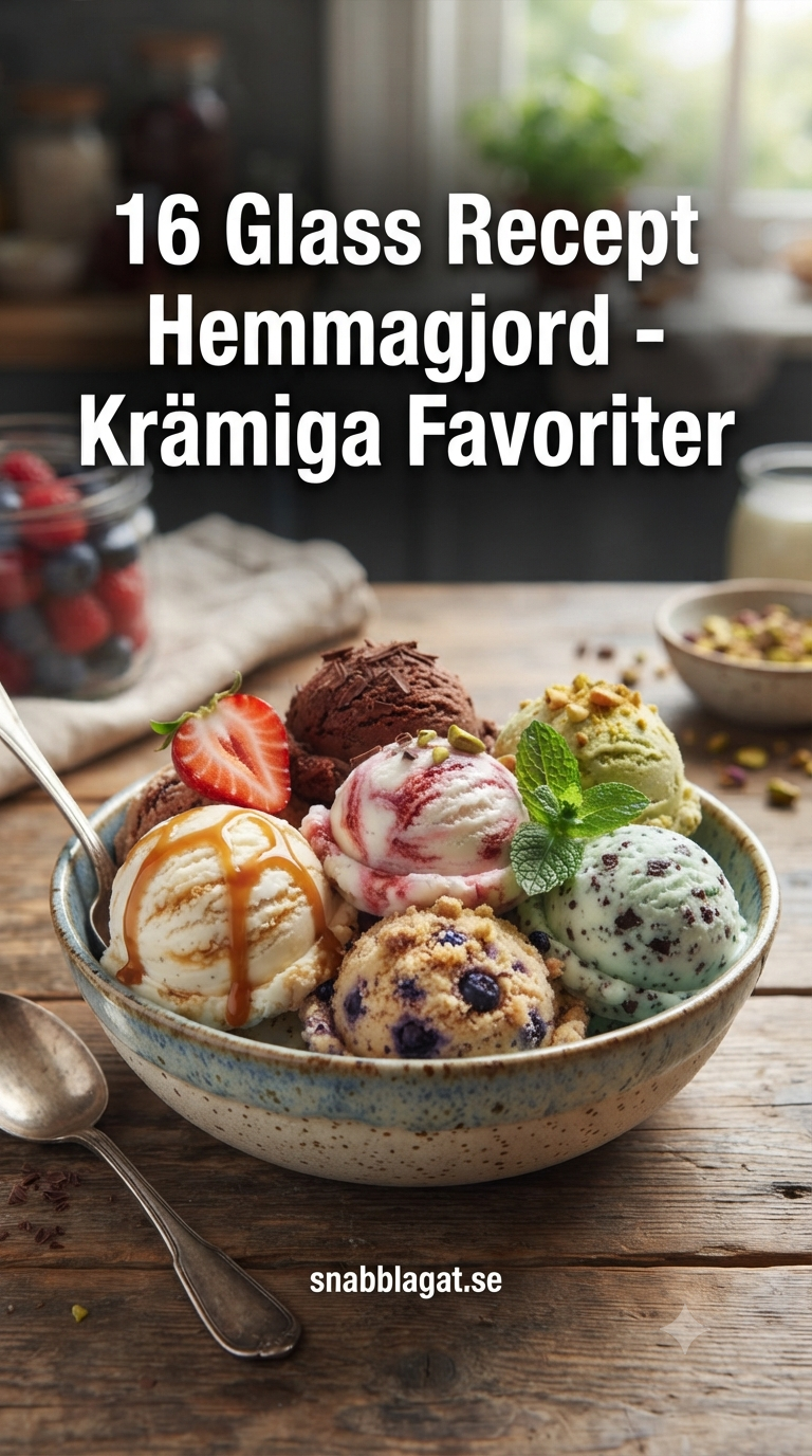 16 Glass Recept Hemmagjord - Krämiga Favoriter
