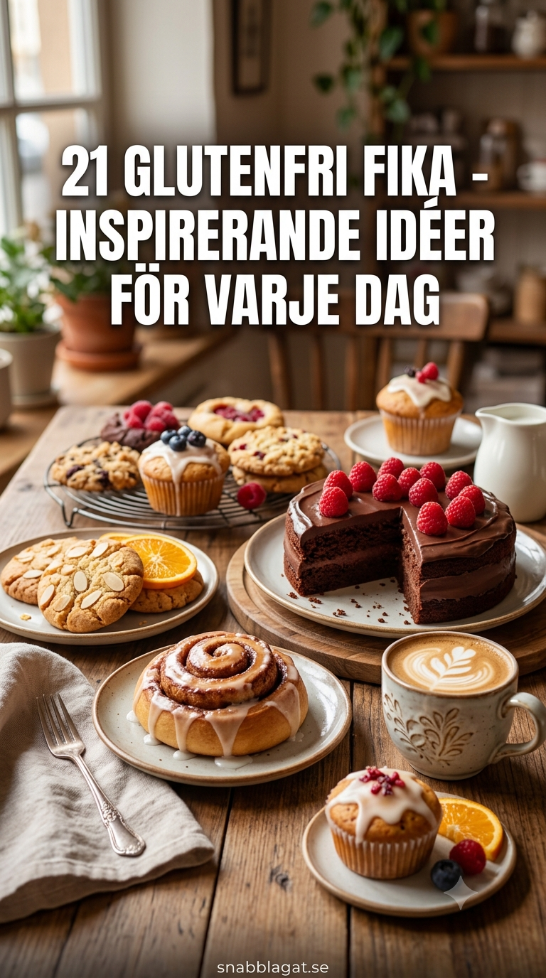 21 Glutenfri Fika - Inspirerande Idéer För Varje Dag