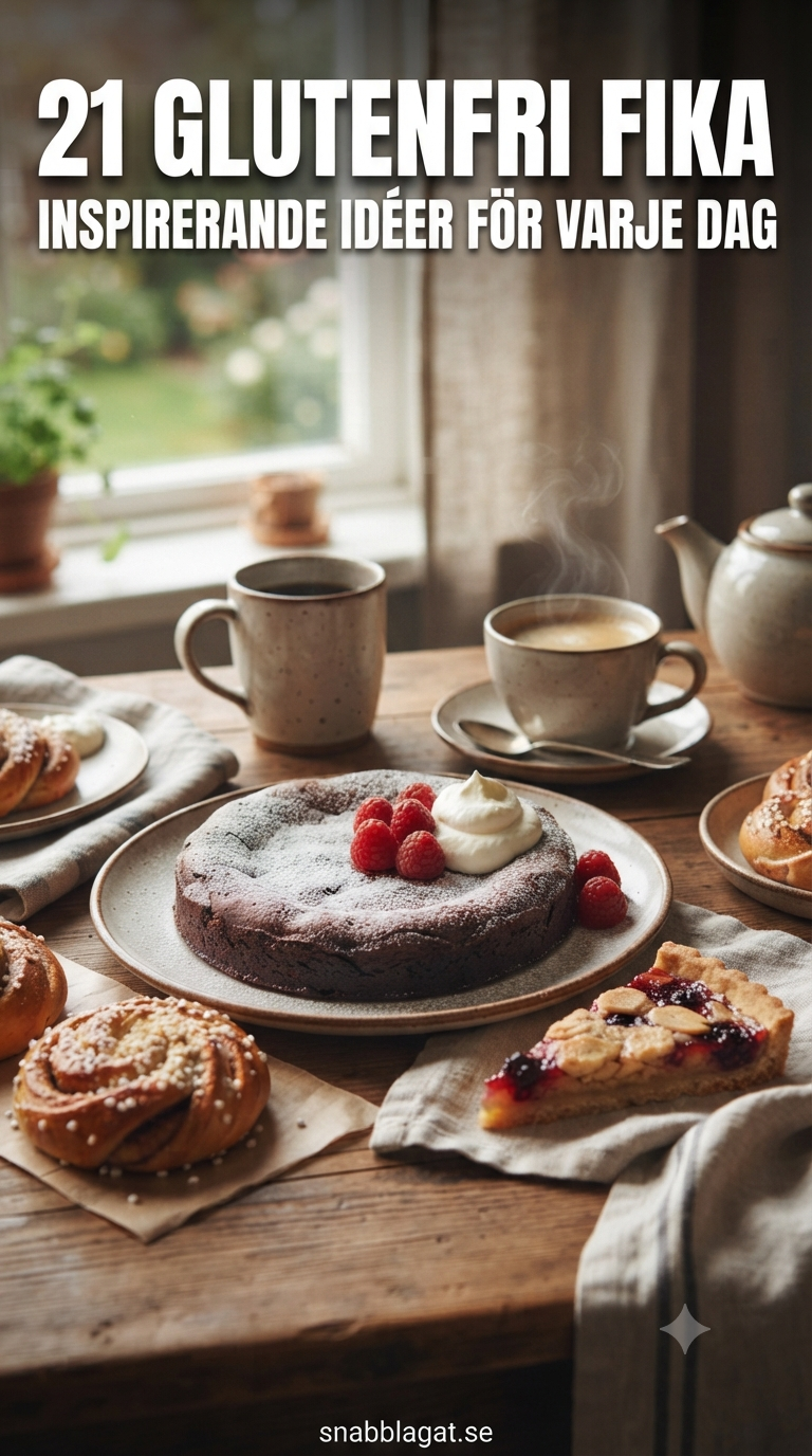 21 Glutenfri Fika - Inspirerande Idéer För Varje Dag