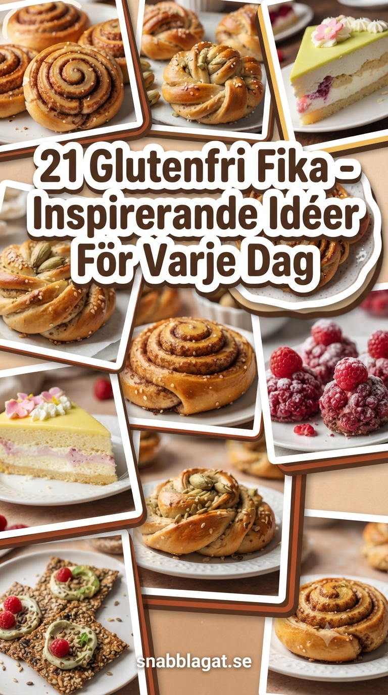 21 Glutenfri Fika - Inspirerande Idéer För Varje Dag