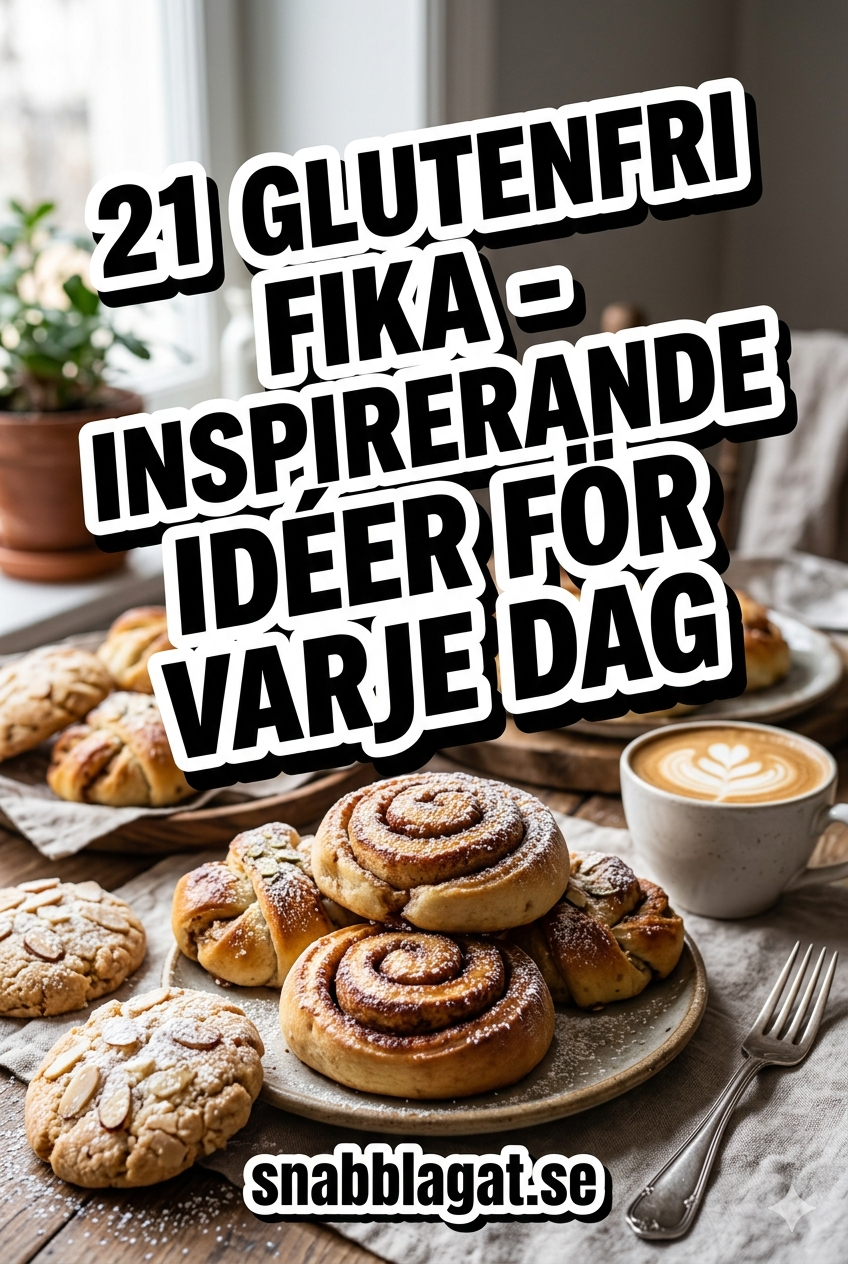 21 Glutenfri Fika - Inspirerande Idéer För Varje Dag
