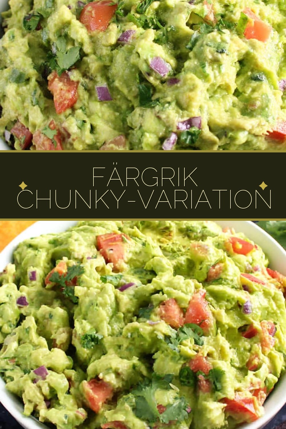 Färgrik Chunky-variation