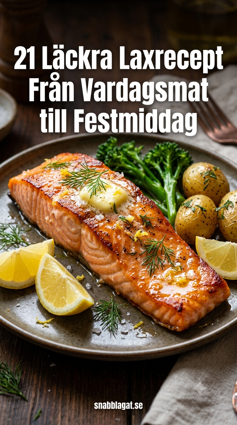 21 Läckra Laxrecept - Från Vardagsmat till Festmiddag